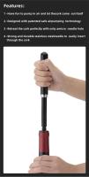 Desaireador de Botella de Vino con Tornillo de Corcho de Presión de Aire Herramienta de Cocina y Barra Accesorios Útiles para Extraer el Corcho de la Botella - details 2