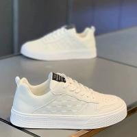 Zapatos De Tablero Transpirables Para Hombres, Pequeños Zapatos Blancos Casuales - details 7