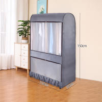 Clear Garment Rack Cover Dustproof Clothes Rack Cover  Hanging Garment Bags For Closet Storage Clear Garment Rack Cover With 2 Durable Zipper Clothing Waterproof Protector - details 4
