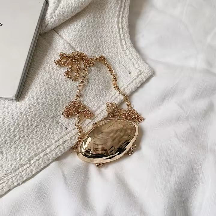 Glovento Bolsos para Mujer, Mini con Cadena, Estilo Único, para Labiales - 1