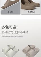 Patrón de cuero zapatillas de alta gama de las mujeres de verano nuevo hogar interior zapatillas frescas baño simple sandalias de baño desgaste exterior de los hombres - details 2
