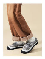 Zapatos de mujer con suela plana, cálidos y esponjosos para exteriores, zapatos casuales de algodón. - details 22