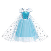 Disfraz de princesa Elsa para niñas, fiesta de carnaval, vestido de cumpleaños de Halloween, 2-10 años - details 1