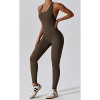 Romper de Pantalones Largos para Mujer Bodysuit de Alta Espalda con Asiento de Caderas - details 0