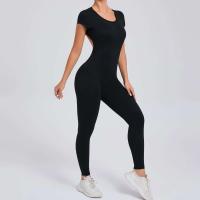 Monos Deportivos Fiess para Mujer 2024 Conjunto de Yoga Activo en Gris, Negro, Rojo, Marrón, Naval - details 4