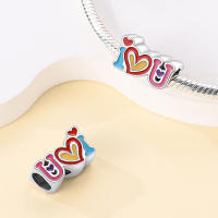 Cuentas colgantes de Plata de Ley 925, cuentas de amor infinito, pulsera Original para hacer joyas, regalo del Día de San Valentín - details 2
