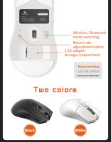 Darmoshark Ratón Inalámbrico de Juego N3 con Bluetooth y Sensor Óptico PAM3395 7 Teclas para PC Portátil 26000DPI Drive - details 14