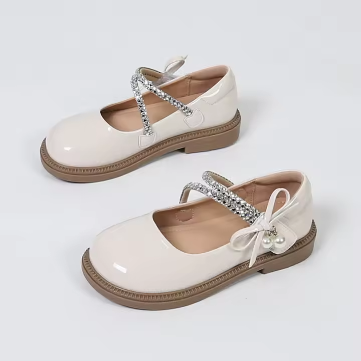 Nuevos zapatos de rendimiento para estudiantes de princesa de suela blanda para niñas - 1