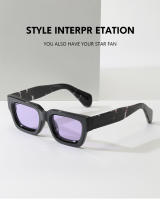 Toyear-gafas de sol cuadradas clásicas para mujer y hombre, lentes de sol de tendencia, diseñador de lujo, gafas de conducción Punk, UV400 - details 0