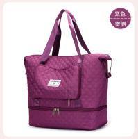 Bolsa deportiva para fitness Separación en seco y húmedo para mujer Ligero de gran capacidad Portátil Bolsa de viaje de corto recorrido Bolsa de equipaje independiente para jaula de zapatos - details 51