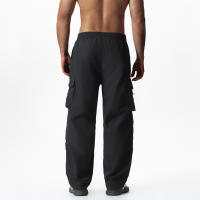 Pantalones de trabajo de marca de moda de verano para hombres, pantalones largos informales ajustados y sueltos de estilo coreano - details 0