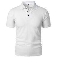 Nuevo Camiseta de manga corta de seda de hielo de malla de alta gama Paul, camiseta para hombre con cuello, color sólido de verano - details 1