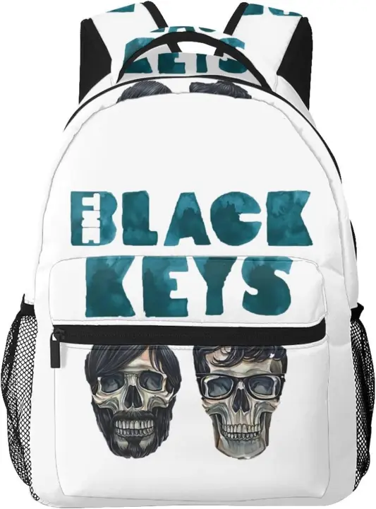 The Rock Black Music Keys-mochila para ordenador portátil para hombre y mujer, mochila cómoda para el trabajo, bolsa de viaje - 1