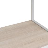 Consola 2 cajones Metal Blanco y MDF 80x30x75 cm - details 4
