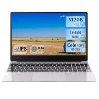 Portátil Windows 11 Pro 17.3 pulgadas, Intel Celeron N5095, 16GB RAM, 512GB Almacenamiento, para Oficina y Estudio - details 0