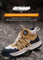 Zapatos de Seguridad para Hombres Botas de Trabajo Indestructibles con Punta de Acero - details 12