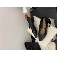 Tacón grueso negro Mary Jane zapatos zapatos de las mujeres nuevo simple y versátil boca ligera correa de metal de una palabra zapatos individuales - details 8