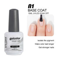 Arte Clavo-Juego de esmaltes en Gel para uñas, Base y capa superior, semipermanente, de vidrio templado, imprimación mate, para Arte de uñas - details 5
