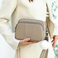 Cartera de mujer 100% de piel de vaca, bolso cruzado de cuero genuino de alta calidad, bolso de piel de vaca de lujo - details 6