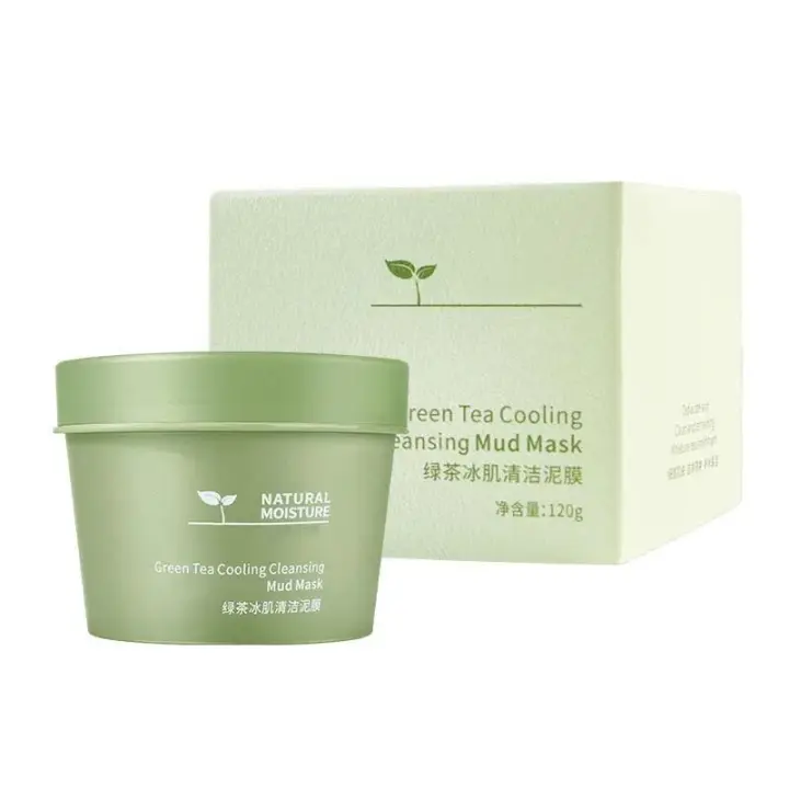 Mascarilla de Arcilla de Té Verde Limpieza Hidratante Control de Ácaros - 1