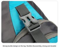 Bolso de hombro deportivo informal para hombre y mujer, bolsa de pecho multifuncional impermeable, correa ajustable, riñonera cruzada duradera - details 17