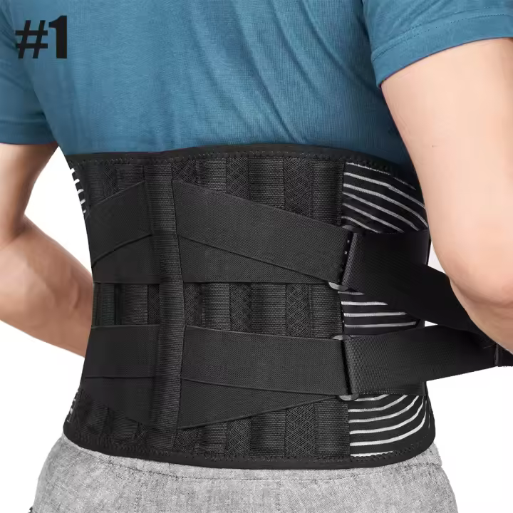 Tcare Cinturón de Soporte Lumbar Entrenador de Cintura para Alivio del Dolor de Espalda - 1