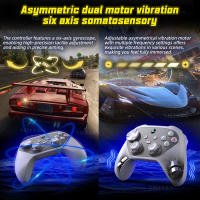 PC Mando Joystick inalámbrico Para PC Switch PS4 Android ios Control Gamepad con Movimiento y Vibración Bluetooth-compatible Gaming Controller Controlador de juego - details 2