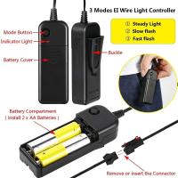 Máscara Multicolor Luminosa LED Terror Fiestas, Fantasma Discoteca Recargable para Festivales Musicales/Bares - details 1