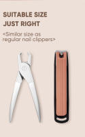 Vancostar-cortaúñas de acero inoxidable, cortador de borde curvo afilado Premium, recortador para dedos de los pies, antisalpicaduras, cuidado de uñas en el hogar - details 10
