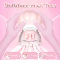 Leten potente vibración de rotación pezón vibrador juguete sexual para mujeres estimulador Manual juguetes recargables para adultos - details 4
