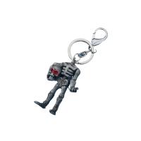 Nuevos productos calientes, llavero de esqueleto de calavera retro, llavero de accesorios versátiles punk personalizado. - details 0