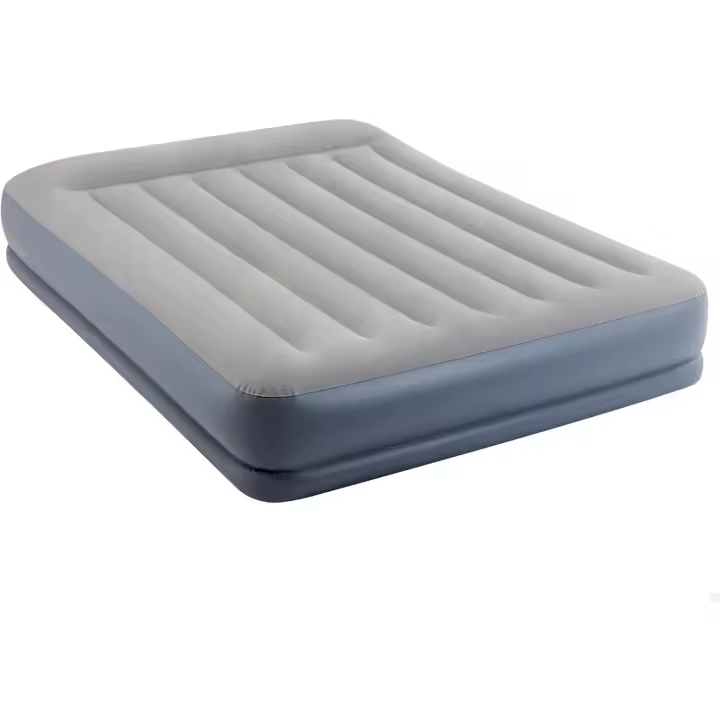 Colchón Hinchable Dura-Beam Estándar Almohada Reposacabezas Midrise 152 x 203 x 30 cm - 1