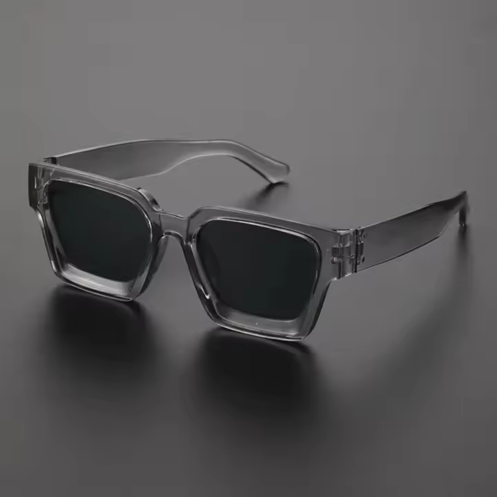 Caja de gafas de sol tendencia protección UV moda versátil hombres y mujeres - 1