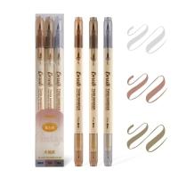 Rotuladores artísticos de acuarela no tóxicos, juego de pinceles de plástico de gran capacidad, bolígrafo de colores de doble cabeza, resistente al desgaste, secado rápido - details 5
