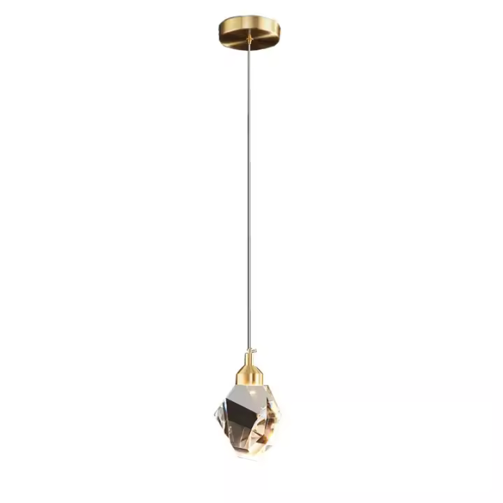 Candelabro de cristal moderno y minimalista para sala de estar, comedor, bar, mostrador, dormitorio, Fondo de cabecera, luz decorativa de pared - 1
