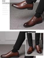 2025 vestidos de hombre más vendidos del tamaño 48, zapatos de negocios, zapatos de cuero del estilo de oficina - details 1