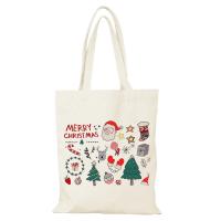 Regalos de Navidad, bolsa ecológica, bolsas de tela de moda de dibujos animados, bolso de mano para mujer, bolso de mano para hombre, bolsos de compras, compras, playa, lona para mujer - details 9