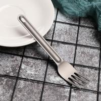 Cuchara De Titanio Con Mango Largo Para Camping Y Picnics Accesorios De Cocina Ambientales Utensilios De Cutlería Con Cuchara Y Fork EDC - details 19