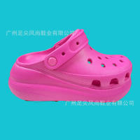Agujeros zapatos de las mujeres zapatos de playas de suela gruesa aumento antideslizante zapatillas de suela suave desgaste exterior sandalias nube agujero - details 8