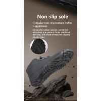 Zapatos cálidos para correr descalzos para hombre y mujer, zapatillas de goma para acampar, impermeables, antideslizantes, transpirables para caminar al aire libre, invierno - details 3
