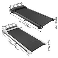 Cinta de correr, Cinta de correr Plegable 2 en 1, Cinta de Correr Eléctrica, Bajo Nivel de Ruido y Protección de Rodillas para el Hogar y la Oficina, 100 kg Como máximo - details 1