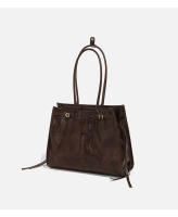 Nueva moda de las mujeres bolso de mano estilo fresco picante aceite cera cuero gran capacidad versátil bolso de hombro mensajero. - details 13