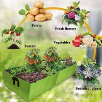 Contenedor de plantación rectangular transpirable, bolsas de cultivo de 40/50/60cm, cama de jardín de tela alta ETA para plantas, flores y - details 13