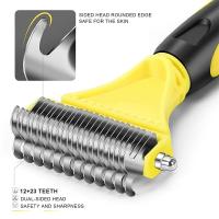 Cepillo de Aseo de Acero Inoxidable para Mascotas Recogedor de Pelo para Perros y Gatos - details 4