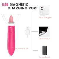 Leten-succión de clítoris, lengua para lamer, estimulación del clítoris, masaje, varita de silicona, vibrador de punto G, Juguetes sexuales para masturbación, juego para adultos - details 5