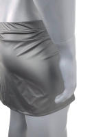 Hombres Bragas Eróticas Sexy Cuero Sintético Boxer Shorts Falda Travesti Ropa Interior Sissy Lencería Calzoncillos Split Lateral - details 1
