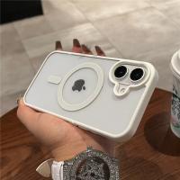 Funda transparente Magsafe de lujo para iPhone 11, 12, 13, 14, 15 16 Pro Max Mini Plus, funda de parachoques con carga inalámbrica magnética - details 10