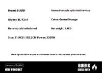Burk Bubic mesa de comedor al aire libre gas portátil propano butano 3200W camping picnic estufa de té, estufa TA - details 19