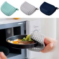 Guantes de silicona resistentes al calor, manoplas antideslizantes para horno, cocina, antiquemaduras, Clip de mano, bandeja, plato, tazón, soporte, aislamiento para hornear - details 0