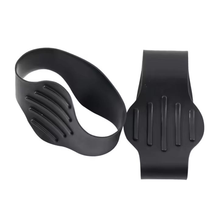 Bandas de encaje de fútbol de silicona, entrenamiento de fútbol, ​​diseño de alto agarre, cubierta de encaje, cubierta elástica fija, cubiertas para cordones - 1